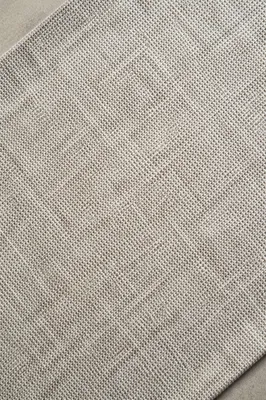 Neutral Woven Linen Placemat Texture Background