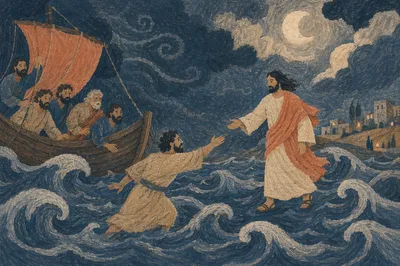 biblical:walking on water