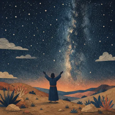 Abraham Under the Stars in Wonder