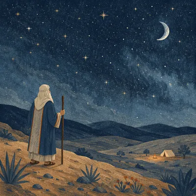 Abraham Under the Promised Night Sky