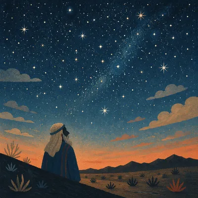 Abraham Under Countless Promise Stars