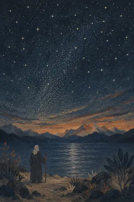Abraham Beneath Stars of Divine Promise