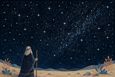Abraham Under Starry Promise Sky