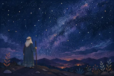 Abraham Under Countless Covenant Stars