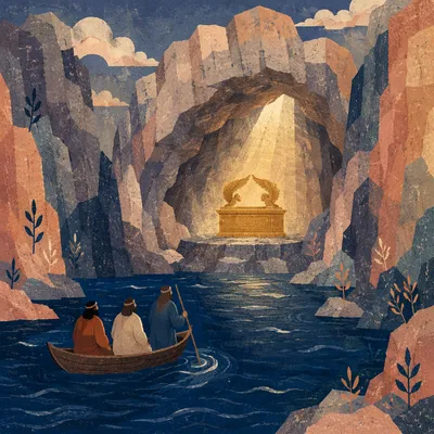 Golden Ark Beneath Cavern Glory