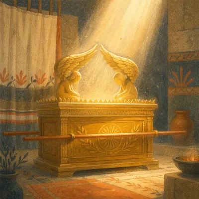 Radiant Ark of the Covenant in Sanctuary