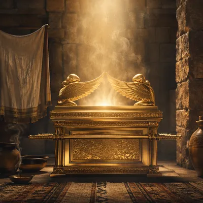 Golden Ark with Cherubim in Glory