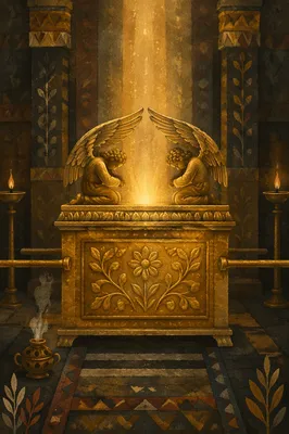 Golden Ark with Cherubim in Divine Glory