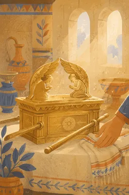 Golden Ark of Covenant in Morning Glory
