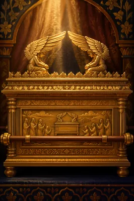 Golden Ark Cherubim in Divine Glory
