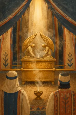 Golden Ark of the Covenant in Radiant Glory