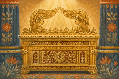 Golden Ark of the Covenant Cherubim Glory