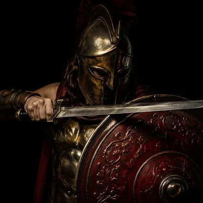 Spiritual Armor Warrior with Shield and Sword
