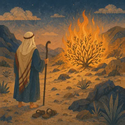 Moses Before the Burning Bush