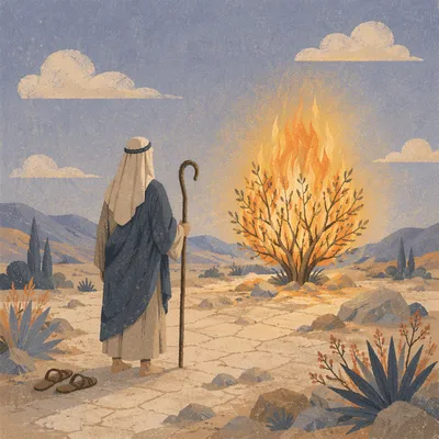 Moses Before the Burning Bush