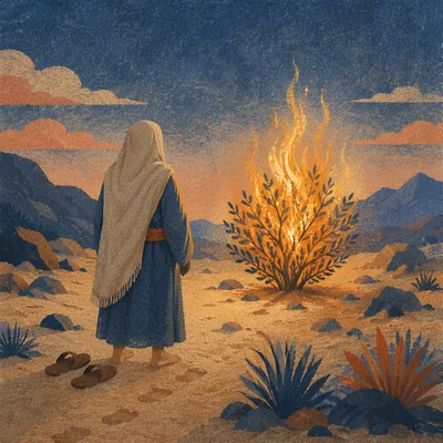 Moses Before the Burning Bush at Dawn