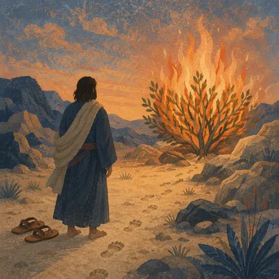 Moses Before the Burning Bush
