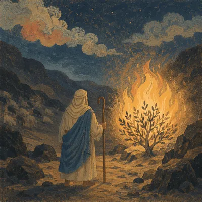 Moses Before the Burning Bush
