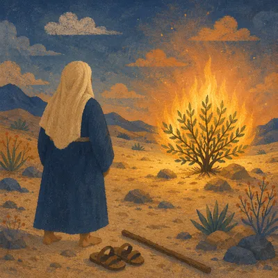 Moses Before the Burning Bush