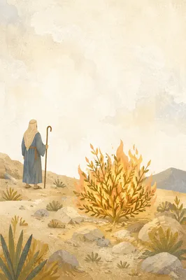 Moses Approaches the Burning Bush