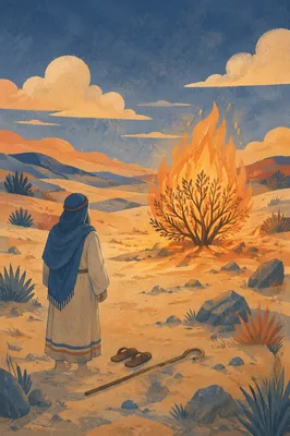 Moses Before the Burning Bush at Dawn