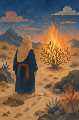 Moses Before the Burning Bush at Dawn