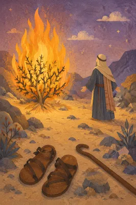 Moses Before the Burning Bush at Dawn