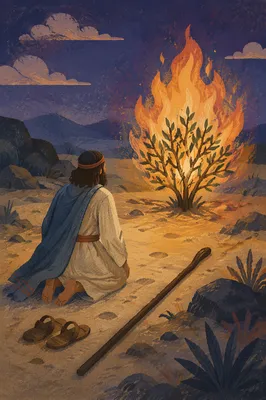 Moses Before the Burning Bush