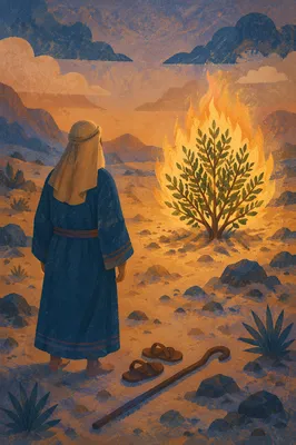 Moses Before the Burning Bush