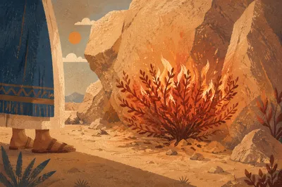 Moses Before the Burning Bush
