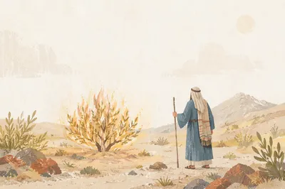 Moses Approaches the Burning Bush
