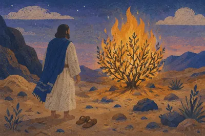 Moses Before the Burning Bush at Dawn