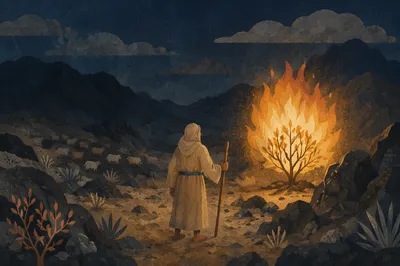 Moses Before the Burning Bush
