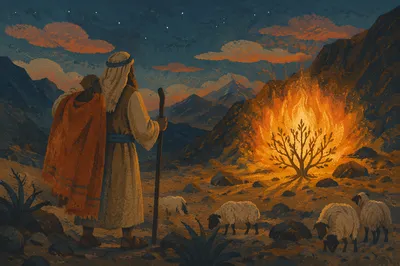 Moses Before the Burning Bush