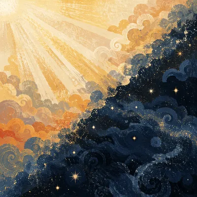 Genesis Light Dividing Cosmic Darkness