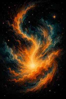 Genesis Light Separating Darkness in Creation