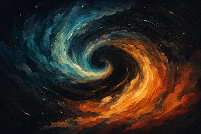 Genesis Light and Darkness Cosmic Vortex