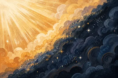 Genesis Light Separating Darkness in Cosmos