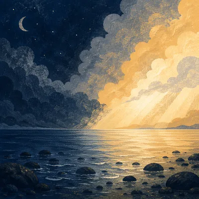 Creation Light Dividing Primordial Darkness