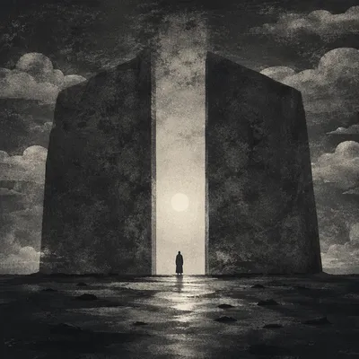 Creation Light Divides Primordial Darkness