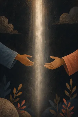 Creation Light Dividing Darkness Hands