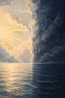 First Separation of Light and Darkness