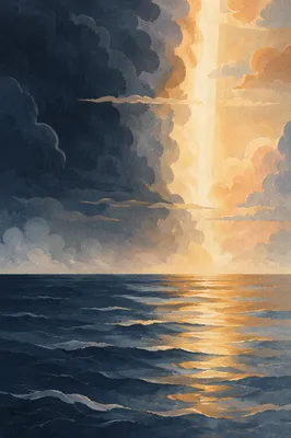 Creation Dawn Dividing Light from Darkness