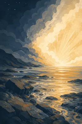 Creation Dawn Dividing Light and Darkness