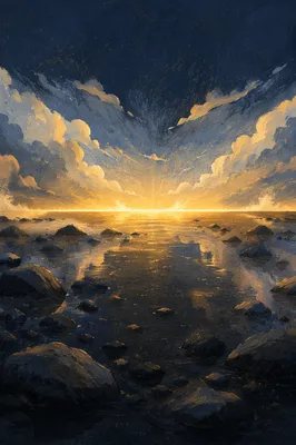 Creation Dawn Dividing Light and Darkness