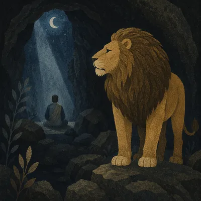 Peaceful Night in Daniel's Lions Den