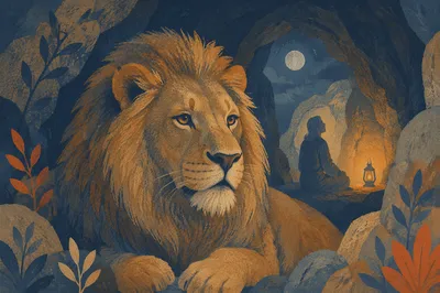 Daniel's Peaceful Night in the Lions' Den