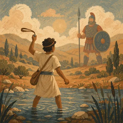 David Faces Goliath in Rocky Valley