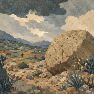 David and Goliath Valley Sling Stone