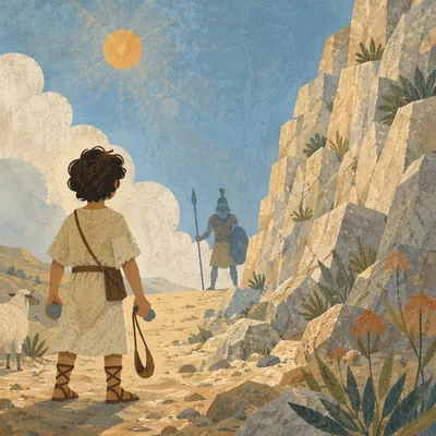 David Faces Goliath in Desert Valley